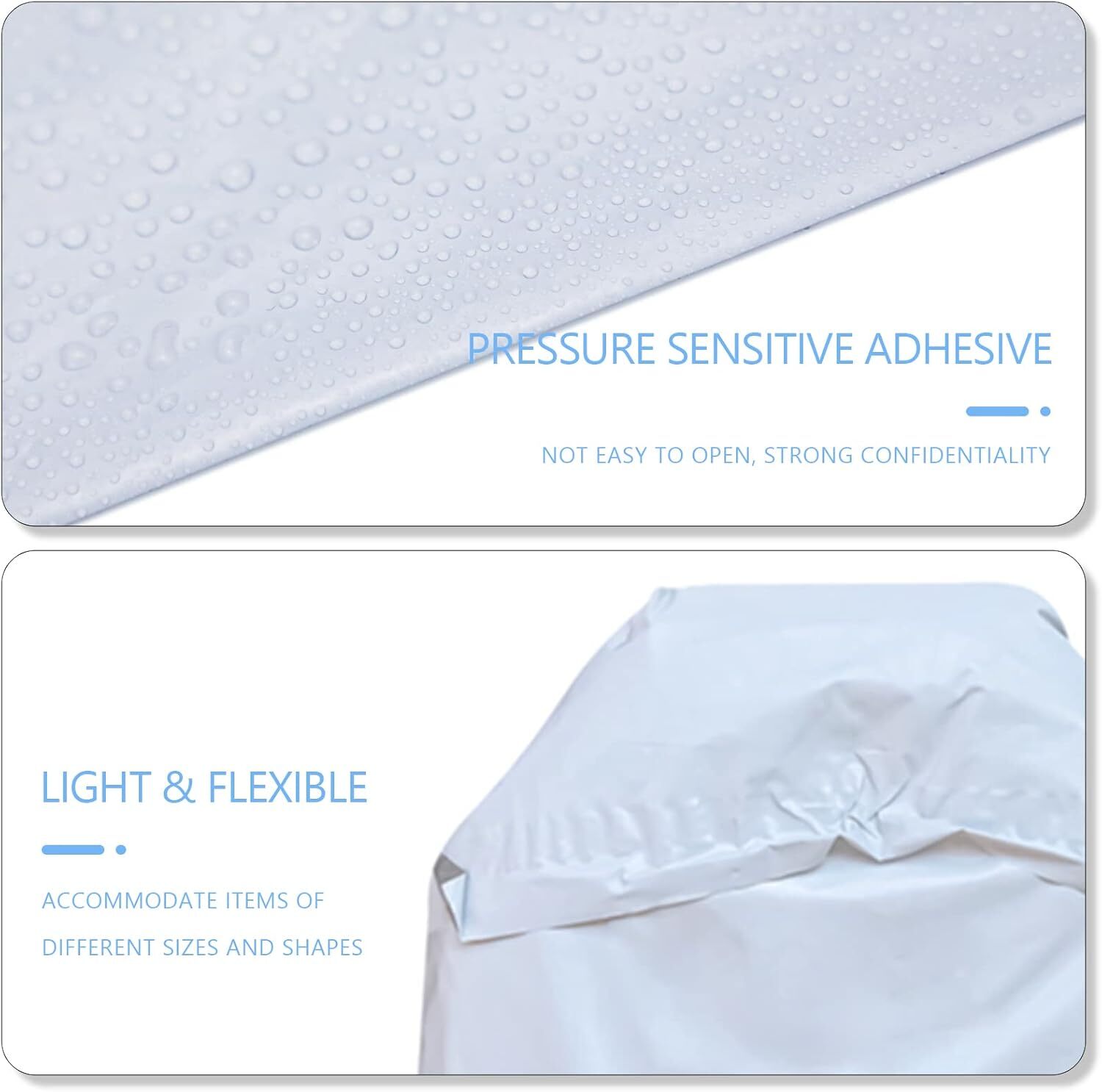 100PCS Poly Mailer 10×13″ Self-adhesive Plastic Shipping Mailing Bags Muti-color