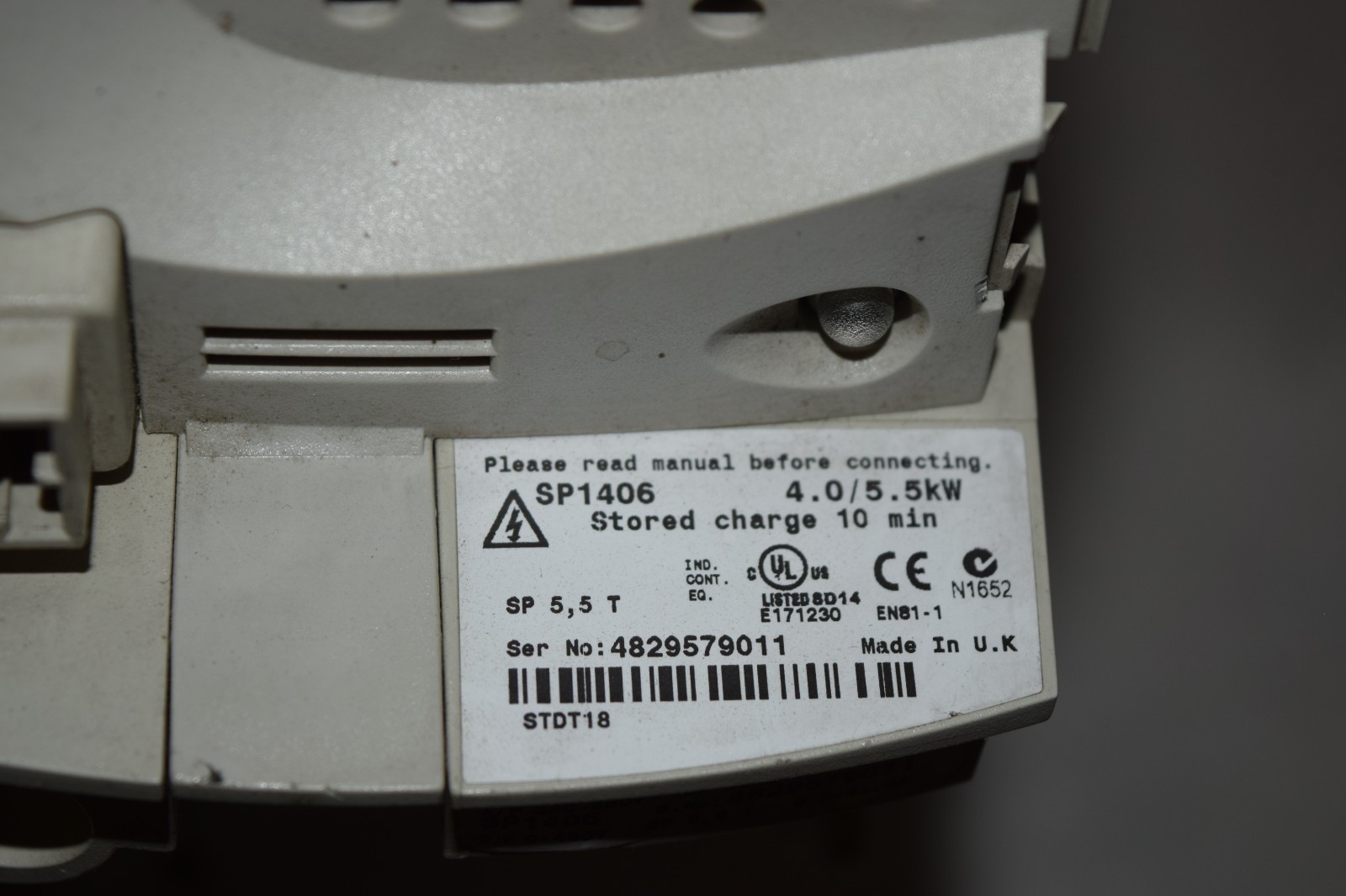 Control Techniques Emerson SP1406 Inverter Servo Drive