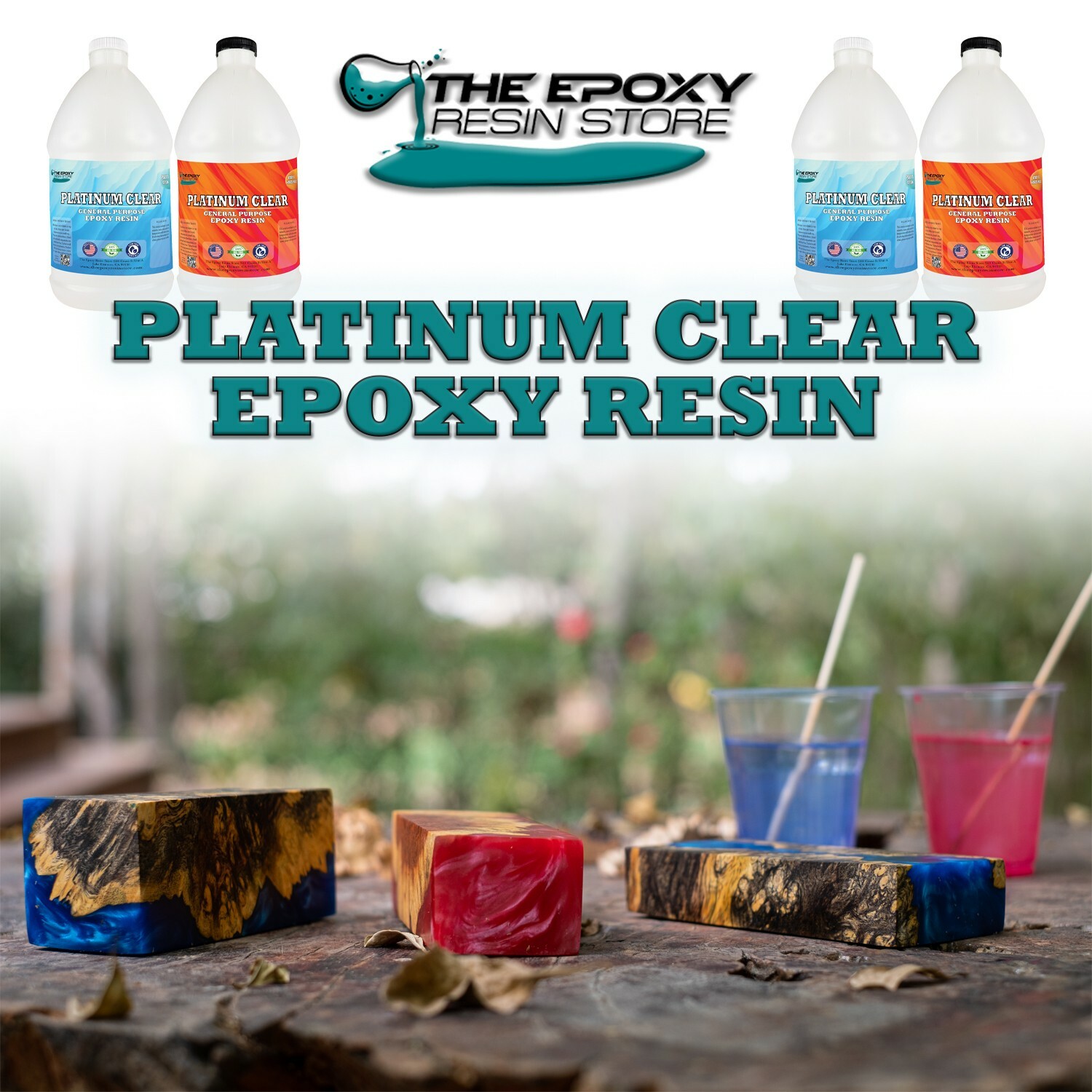 The epoxy resin store – clear epoxy resin, table top epoxy – 2 Gallon Kit
