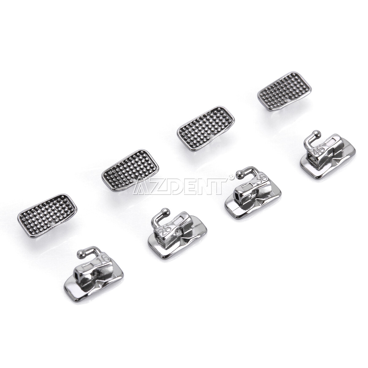 Tubos bucales de ortodoncia dental 1er molar Bondable Roth MBT 022 monobloque