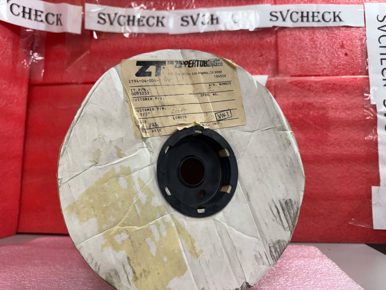 THE ZIPPERTUBING CO ZT94-04–004-2 1/2” EMI Shield Wrap 200FT ZT 0093233