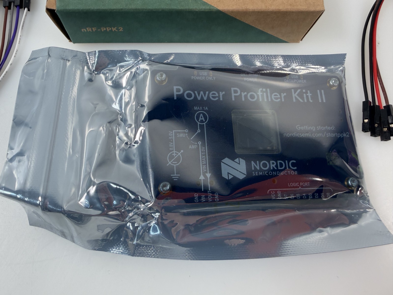 Nordic nRF-PPK2 Power Profiler Kit II Current Monitor Logic Analyzer NEW
