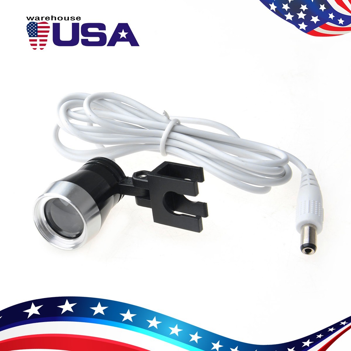 3W Dental LED Head Light Lamp for Surgical Medical 3.5X Binocular Loupes AZDENT