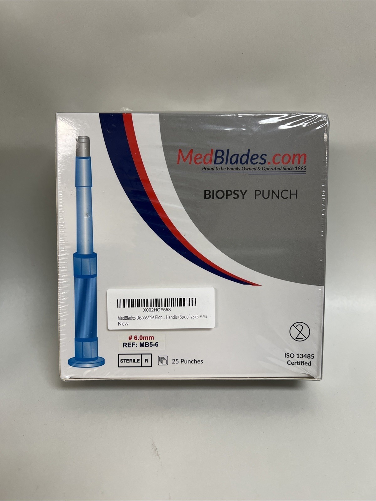 Lot of Biopsy Punches 164 Count (100x 1.5mm, 29x 3.0mm, 25x 6.0mm, 10x 8.0mm)