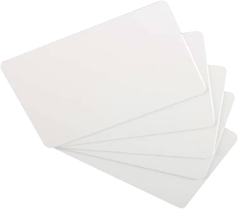 High-Quality White CR80 PVC Cards 30 Mil – 500 Count for Professional Use