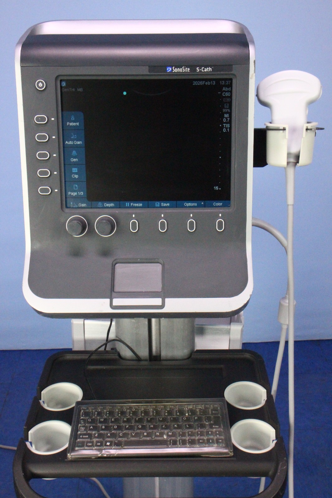 SonoSite S-Cath Ultrasound with Transducer & Cart