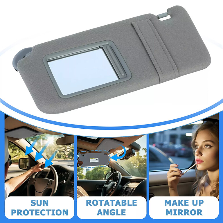 Sun Visor Sunshade Left Driver&Right Side UV proof For Toyota Camry 2007-2011