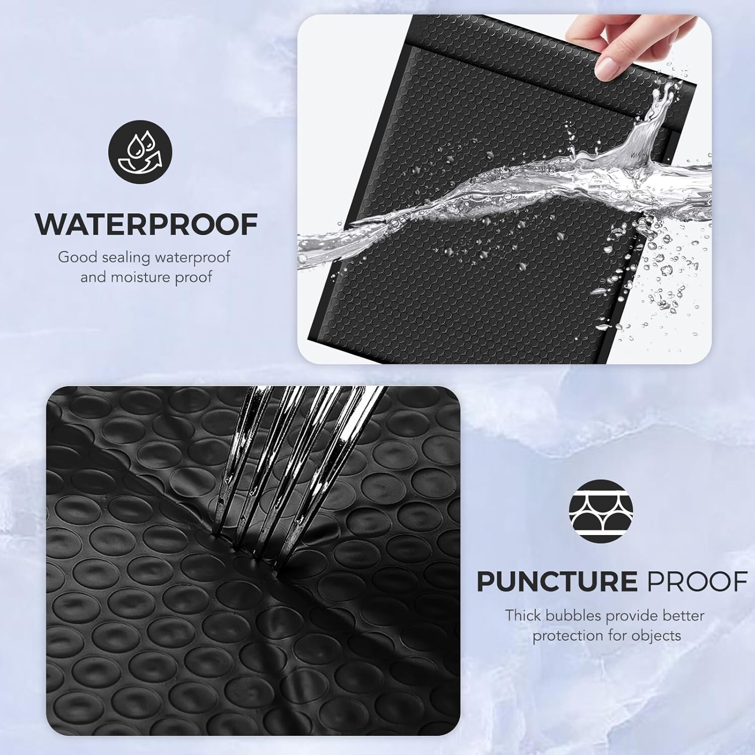 40pc Black Bubble Mailers 12×16 Large Padded Envelopes 12×15 Bubble Mailing Bag