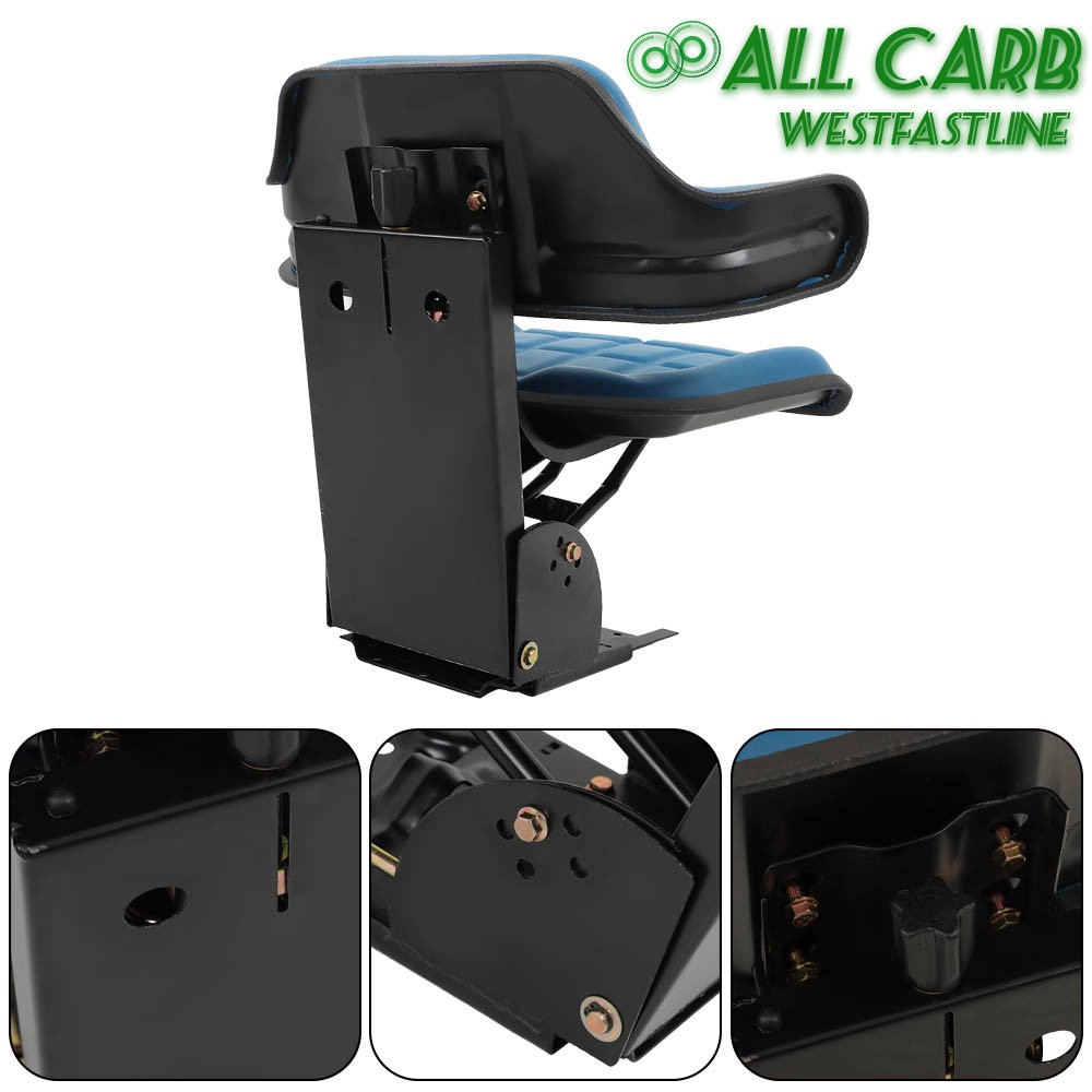 Blue Tractor Suspension Seat For Ford 2000 2600 2610 3000 4000 3600 4600 3910