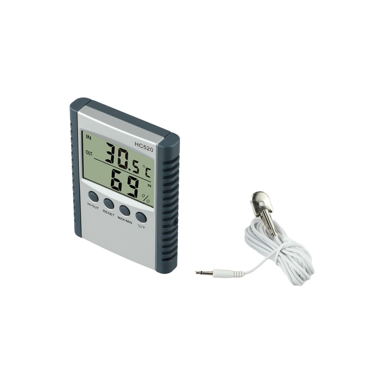 Contemporary Design Temperature and Humidity Meter for Indoor and Outdoor Use