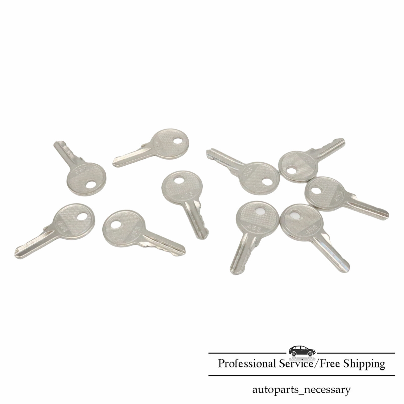 10X Ignition Keys 455 key 104466 For Genie Skyjack Snorkel Terex Vermeer