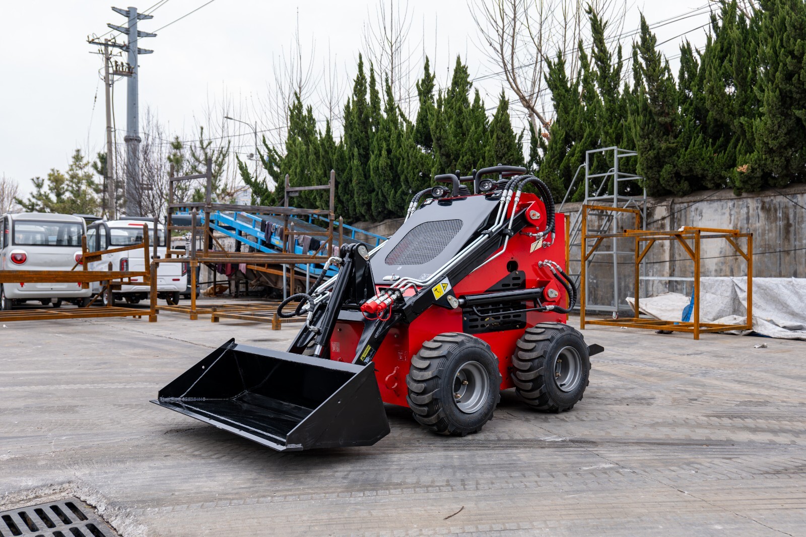 Mini Crawler Track Skid Steer Loader with EPA in Stock