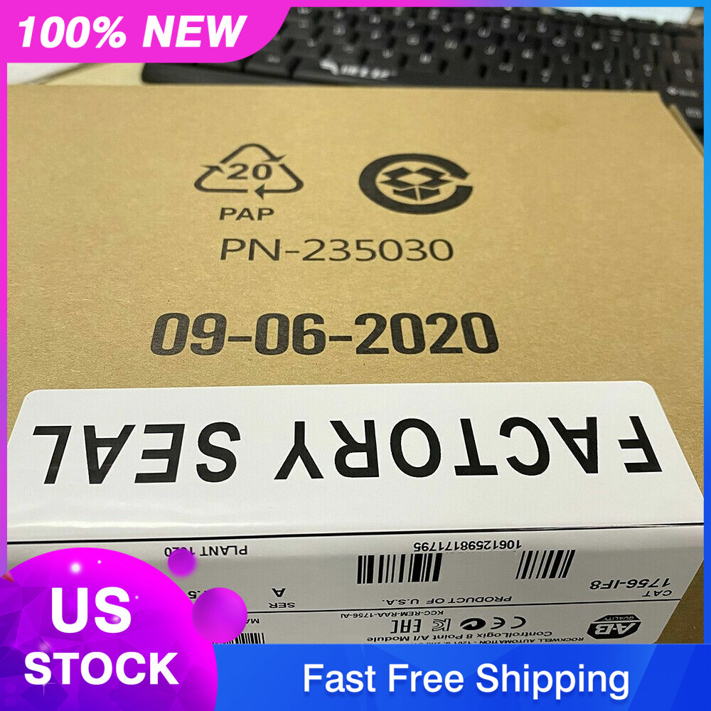New Sealed Allen Bradley 1756-IF8 ControlLogix 8 Point A/I Module 1756IF8 Ser A