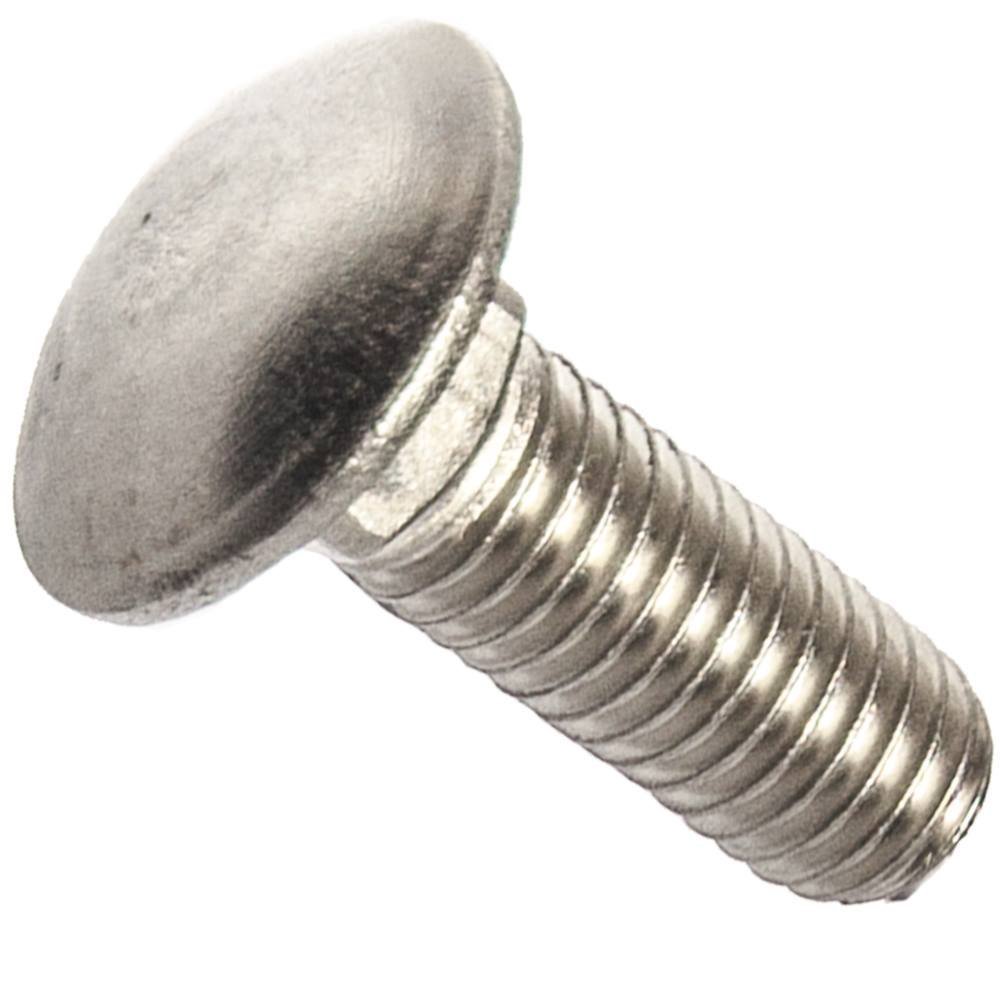 5/16-18 Carriage Bolts Stainless Steel All Lengths and Quantities in Listing