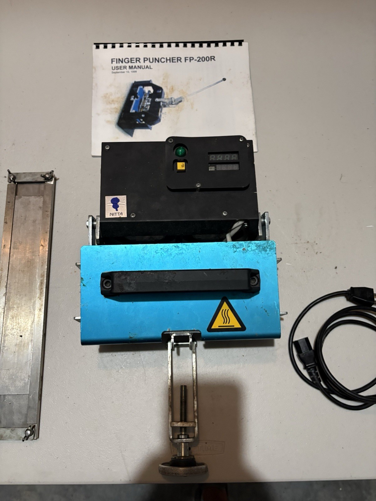 Nitta LVR-60 Belt Splicing System. Includes PCF-2210R And FP-200R. Used.