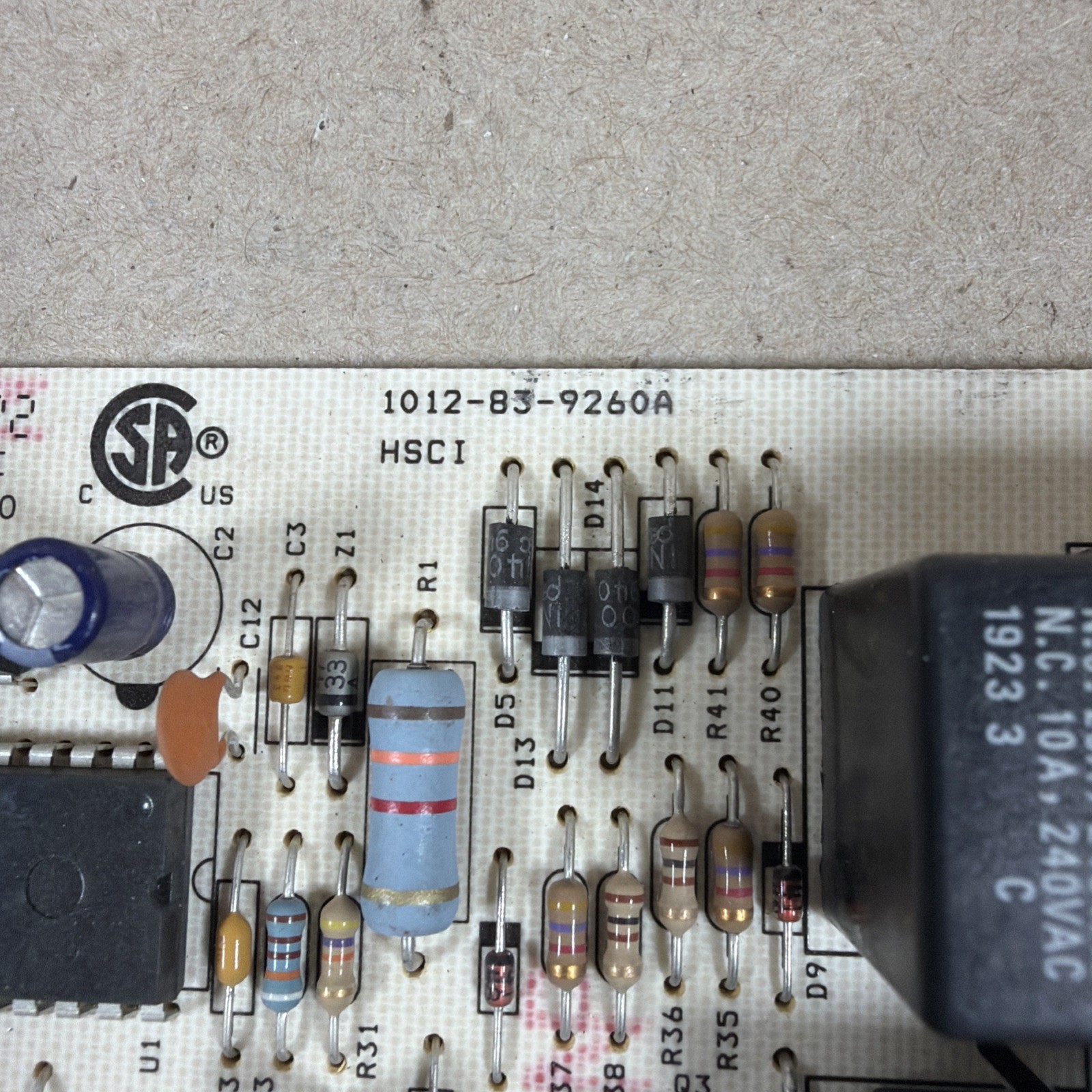 Rheem Ruud 1012-925C Furnace Control Circuit Board 62-24268-03 1012-83-9260A
