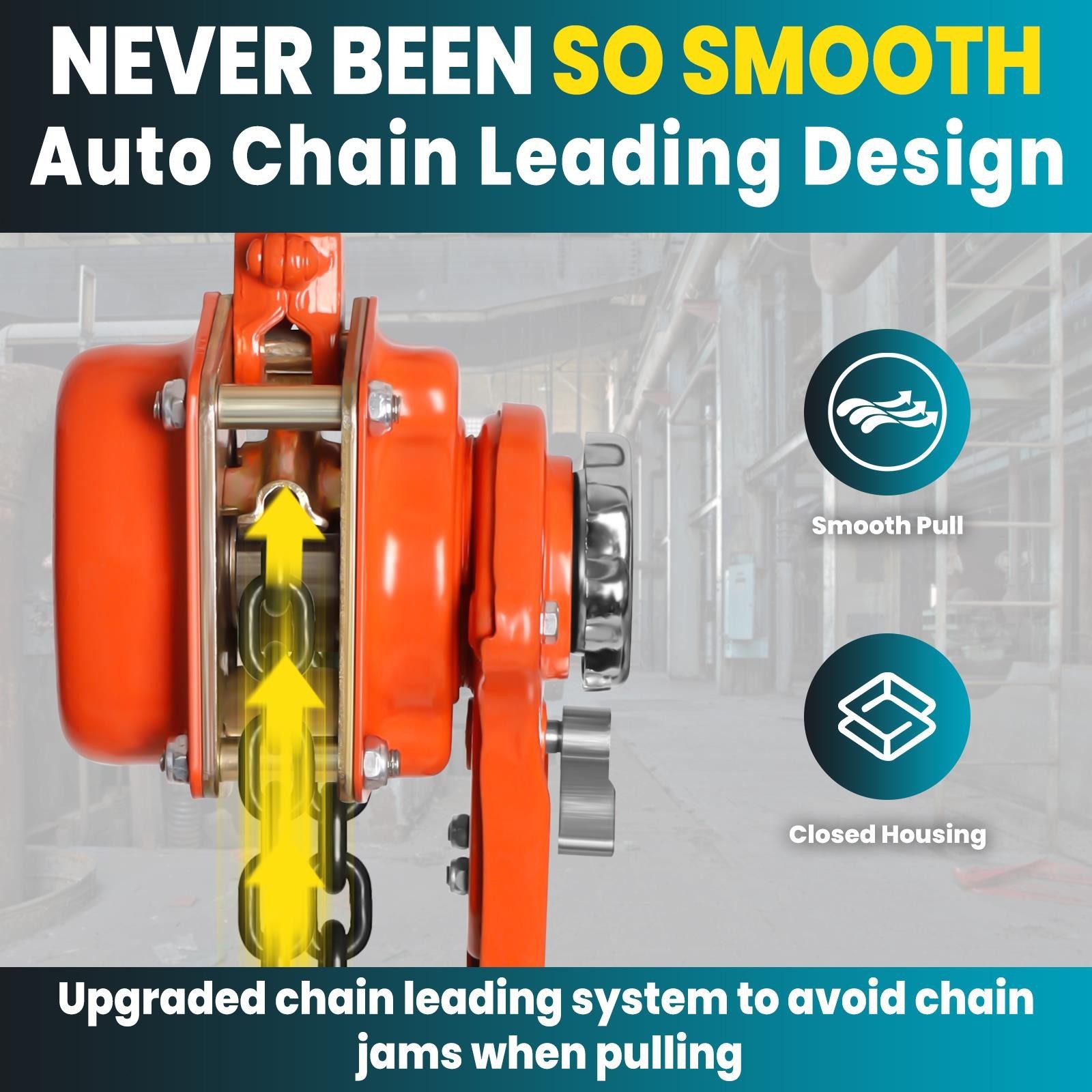 0.75T 1650LBS Manual Lever Chain Hoist 10 FT Manual Chain Hoist with G80 Chain