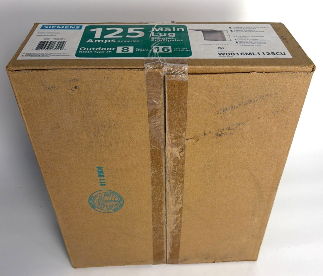 [NEW] SIEMENS (W0816ML1125CU) OUTDOOR EQ LC 8S 16C ML 125A CU