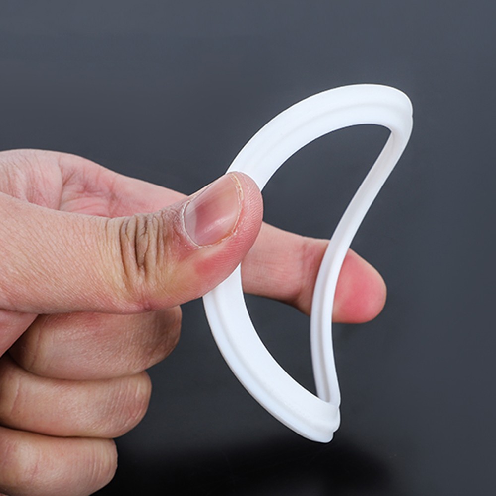 Silicone / PTFE Sanitary Clamp Gasket ID 15-197mm Tri Clamp Ferrule Pipe Fitting