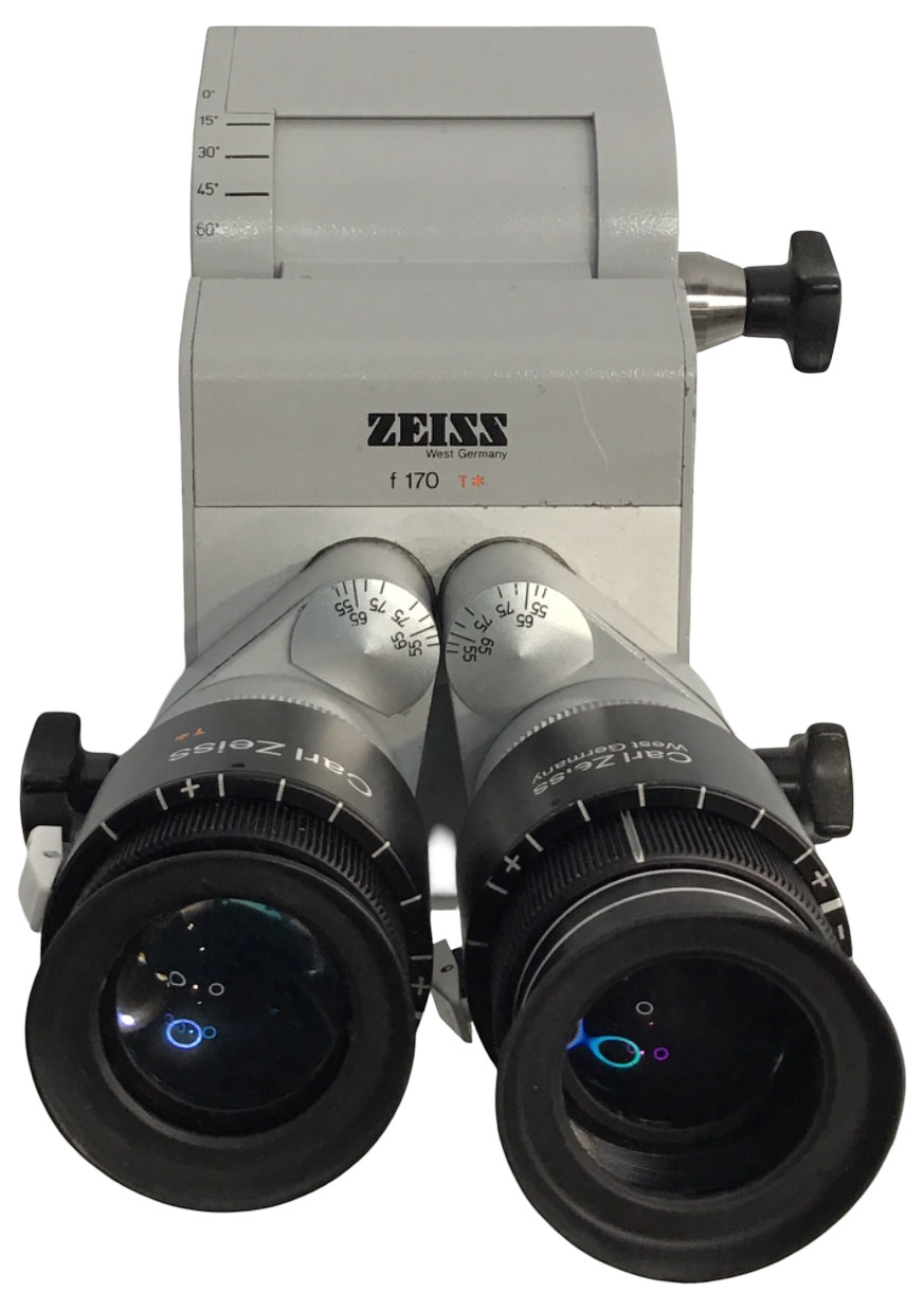 CARL ZEISS F170 BINOCULAR OPMI SURGICAL MICROSCOPE 10X