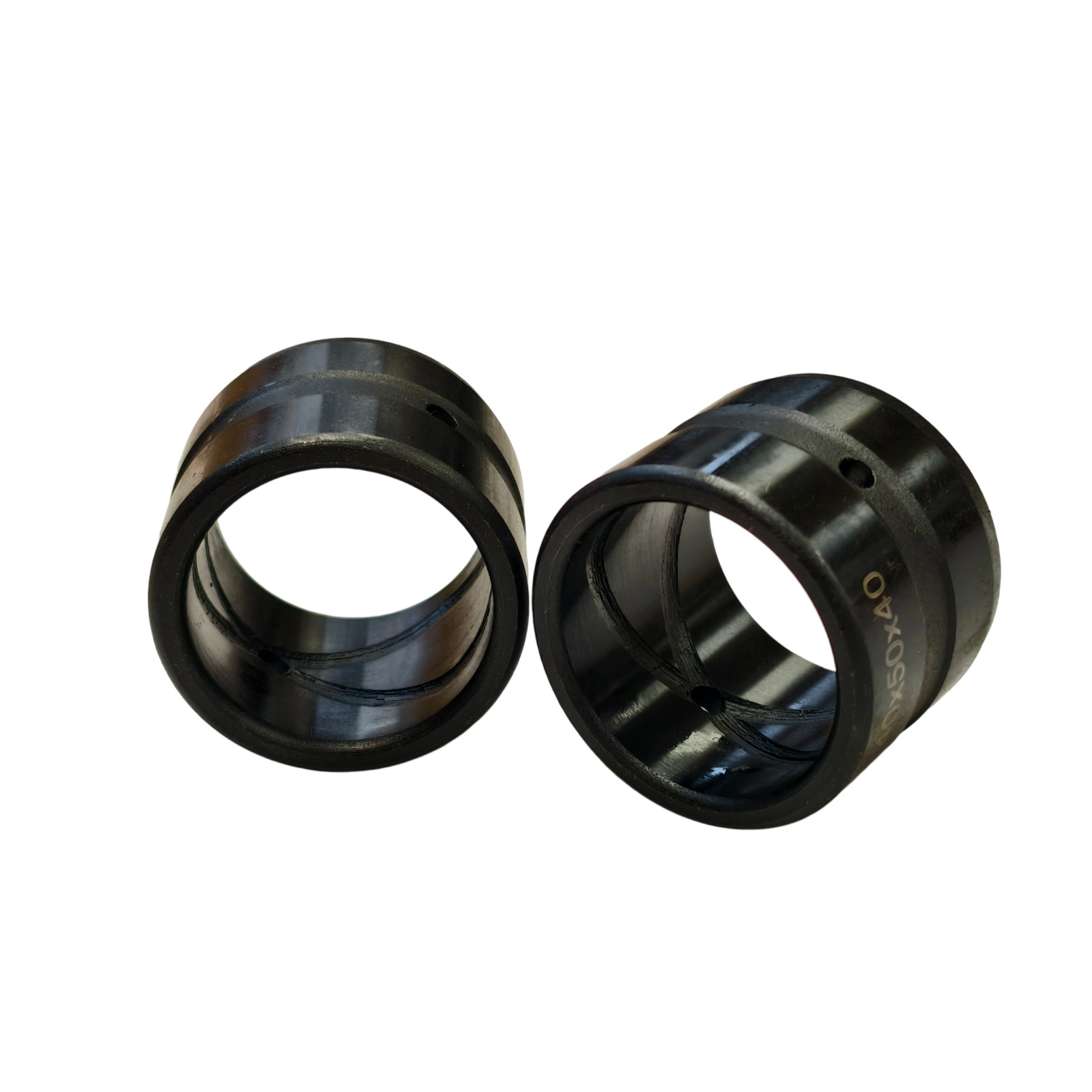 2 PCS 40 MM EXCAVATOR BUSHING HARDEN STEEL , ID 40mm x OD 50mm x L 40mm