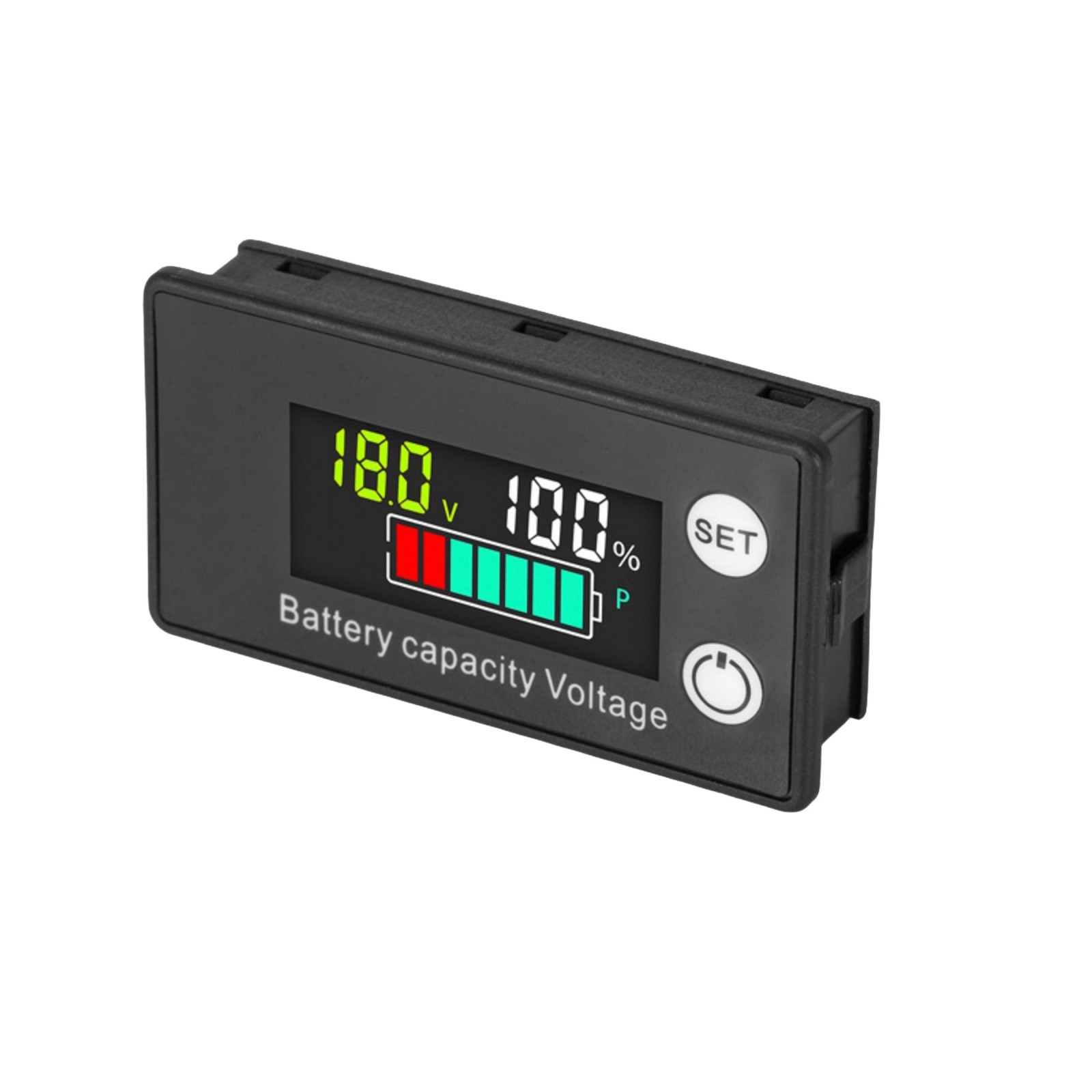 Battery Monitor Meter With LCD Display 12v 24v 36v 48v 60v 72v For Marine Boat