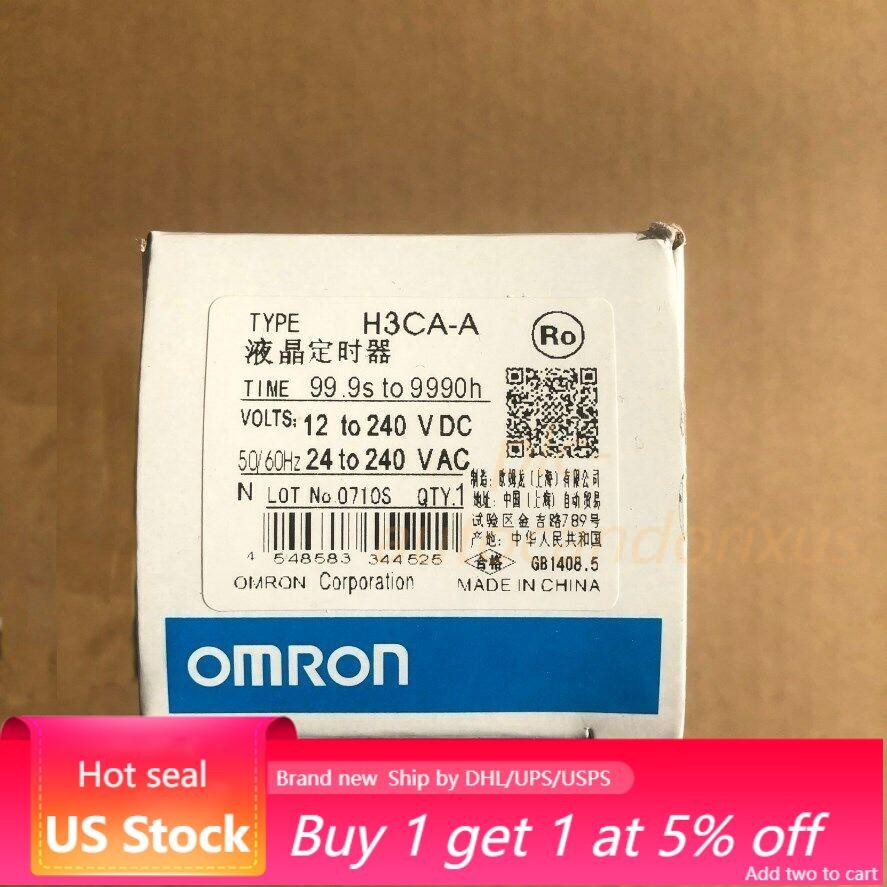 1 year warranty New in box Omron Brand New Timer H3CA-A H3CAA 24-240VAC/VDC