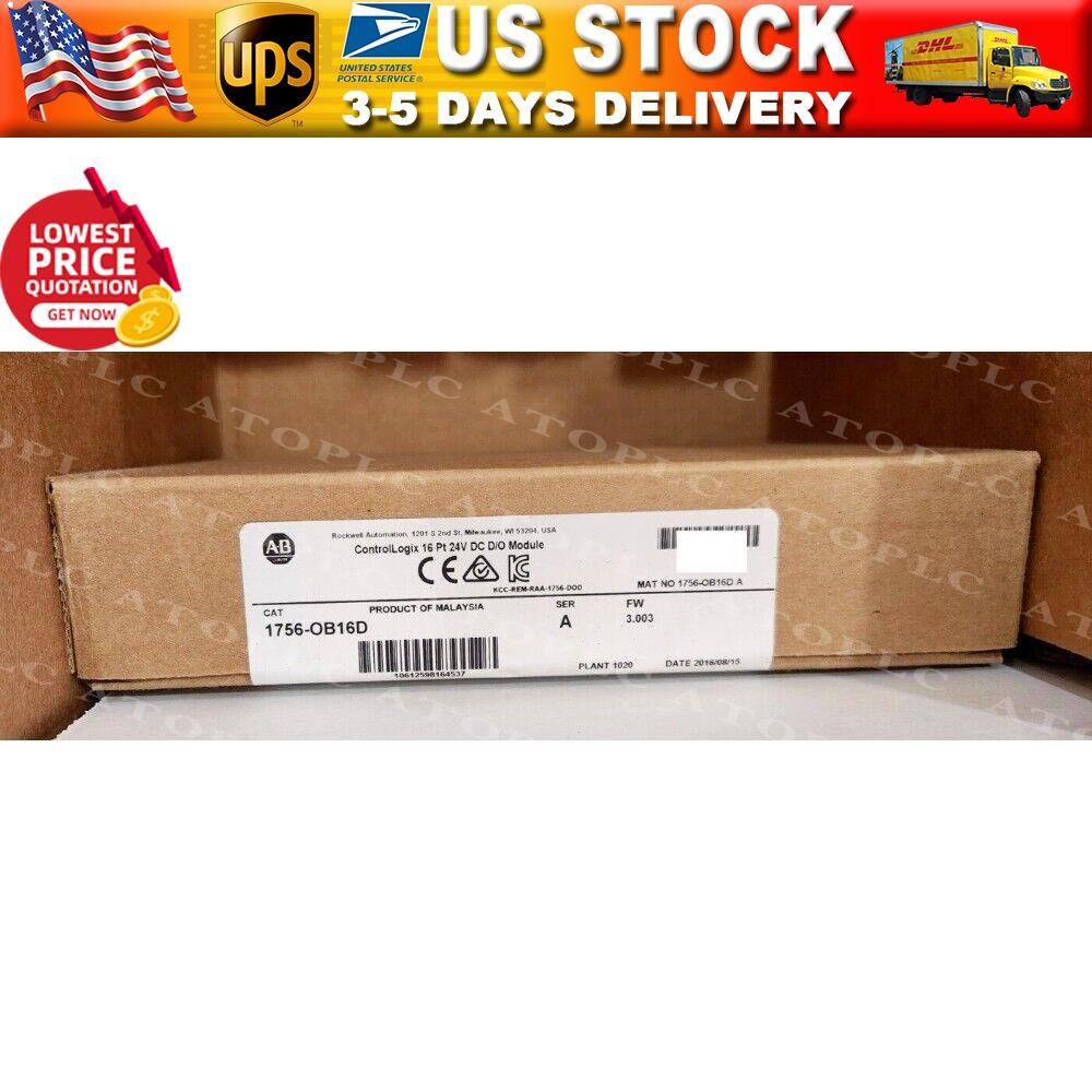 1 PCS New Sealed ABAB 1756-OB16D /A ControlLogix PLC DC Ouput Module USA