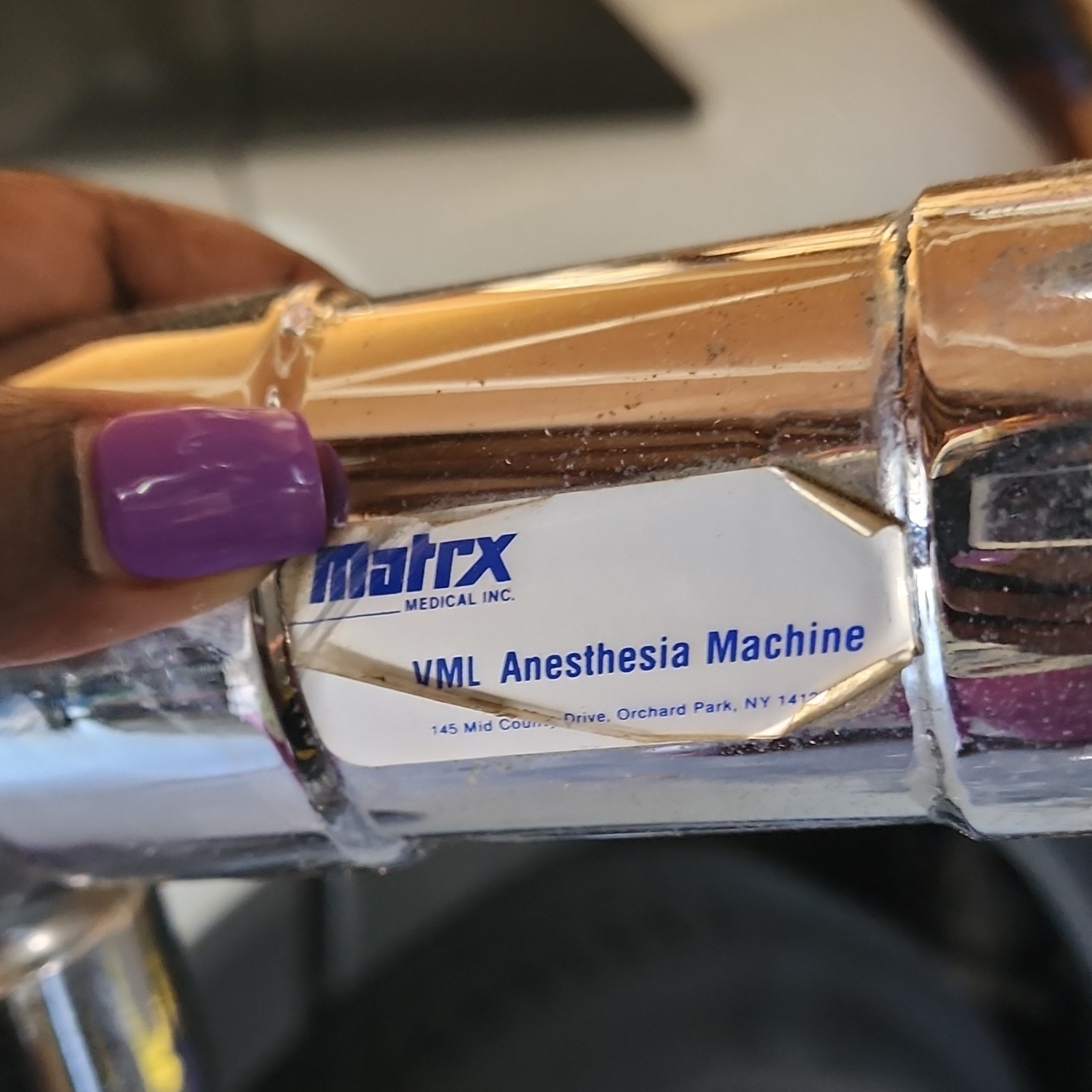 Matrix Medical Inc. VML Anesthesia Machine, Cart Mounted for Anesthesiology