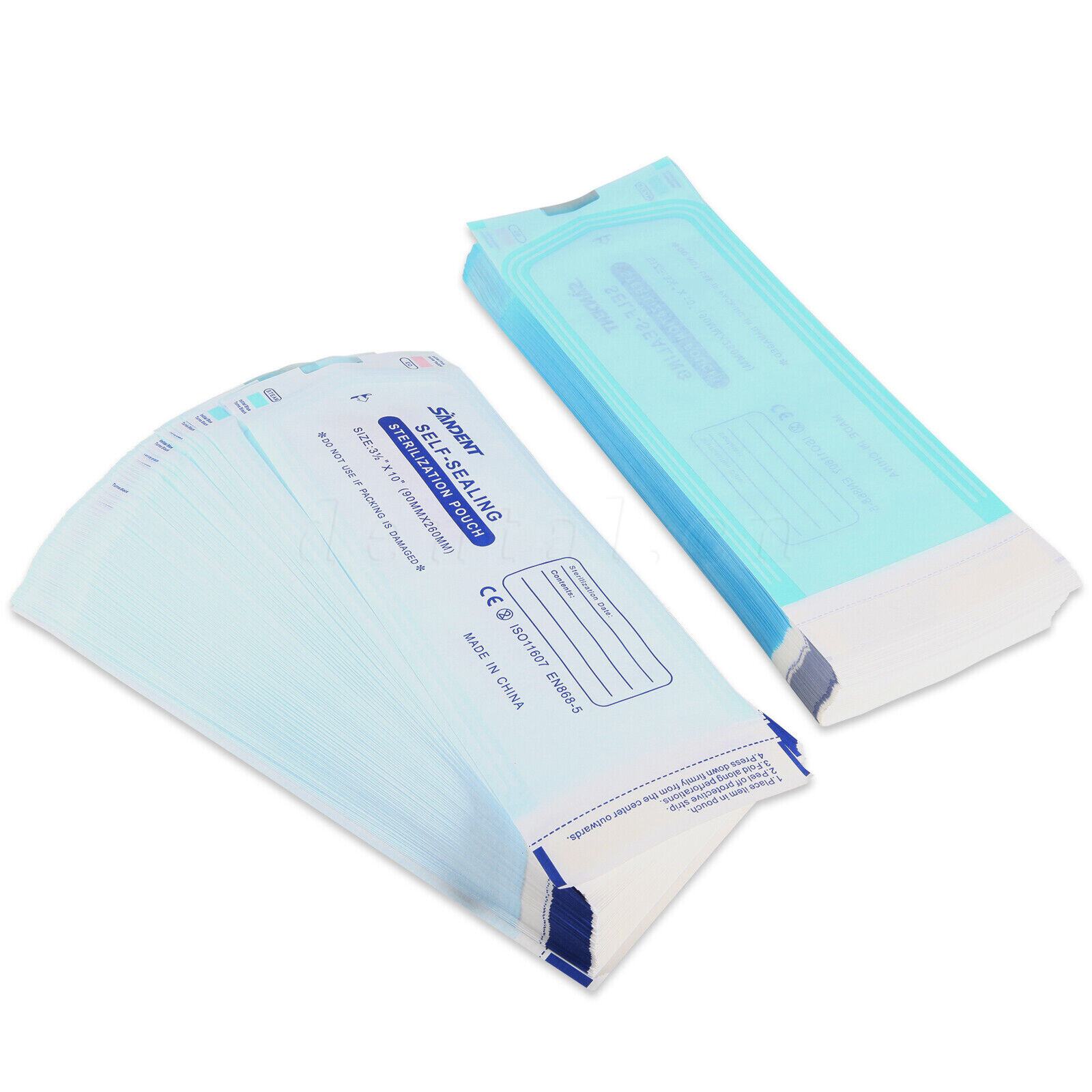 up to 10000 Sterilization Pouches 3.5″ x 10″ Dental Medical Self Seal Pouch Bag