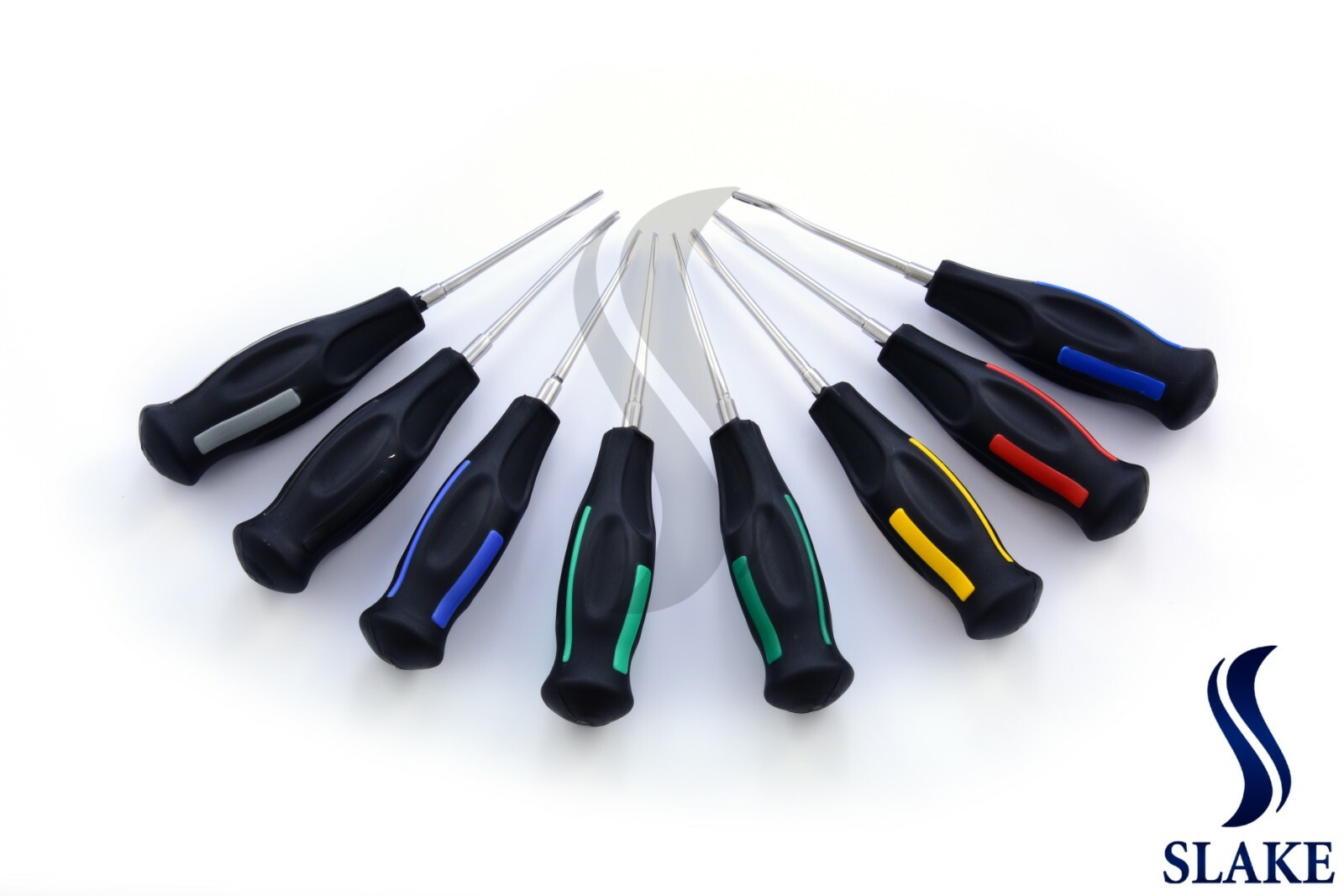 Set Of 8 Luxating Root Elevators Oral Surgery Tooth Extracting Black Handle CE