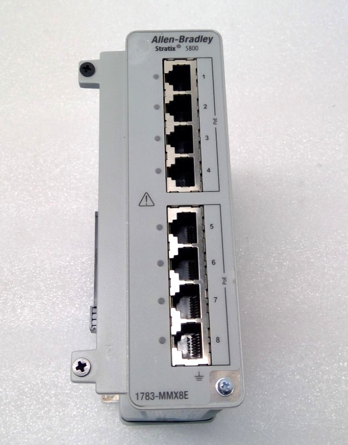 Allen-Bradley 1783-MMX8E Stratix 5800 Rockwell Automation- PoE+ Expansion Module