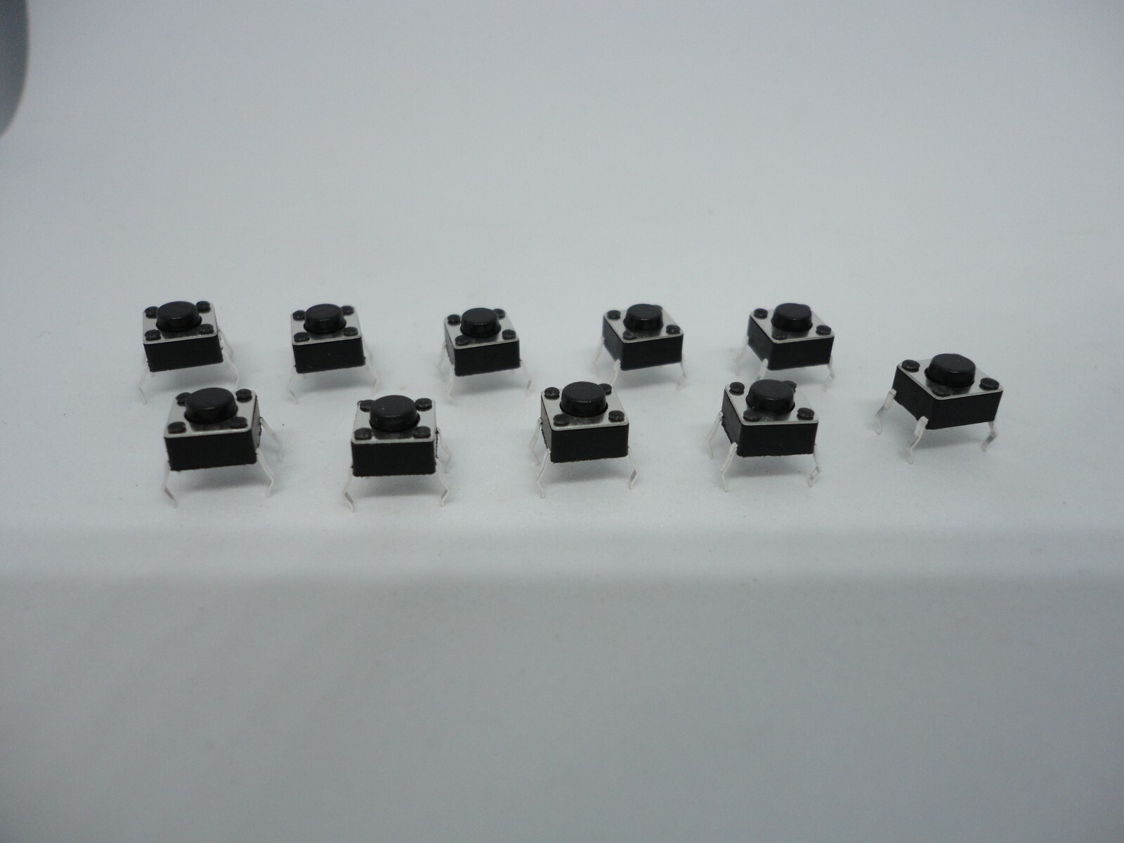 10 Pcs Pack Lot 6x6x4.3mm Momentary Push Micro Button Tactile Switch DIP 4 Pins