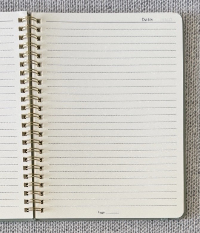 “Twilight Bloom” A5 Personal Journal W/ Pen. Colorful Hardcover, 140 Pages
