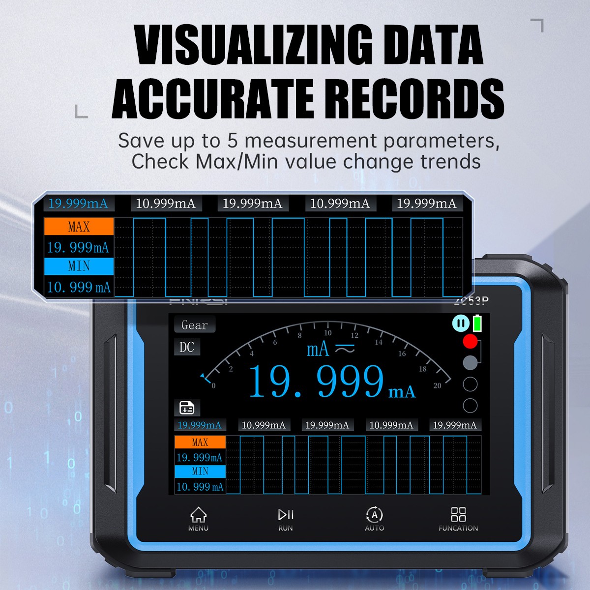 FNIRSI 2C53P 3-in-1 LCD 2 Channel Signal Generator Digital Storage Oscilloscope