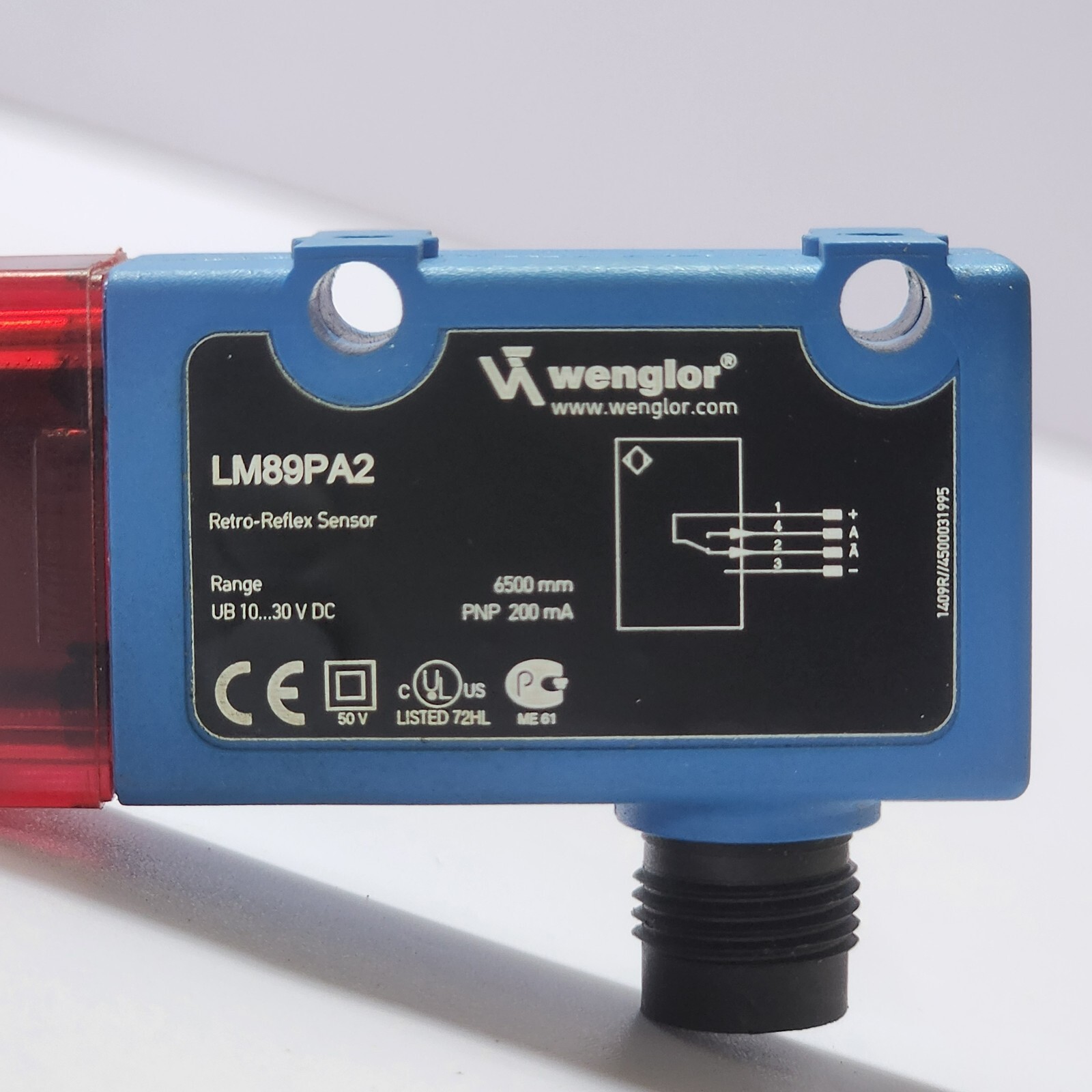NEW WENGLOR LM89PA2 RETRO-REFLEX SENSORS FAST SHIP FEDEX/DHL