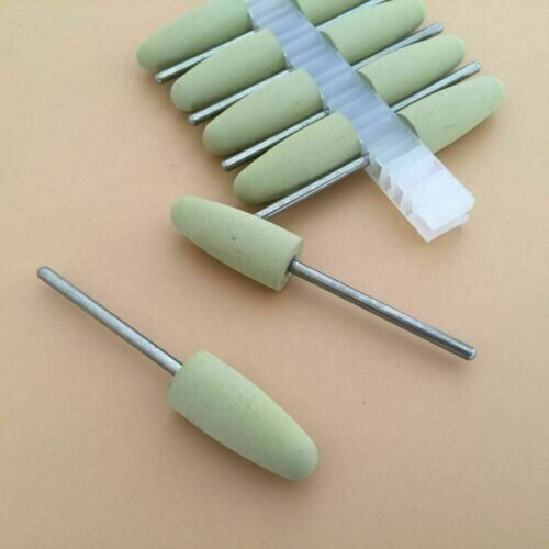 50 Pcs Dental Lab Silicone Rubber Polishers Diamond Polishing Burs 2.35 mm