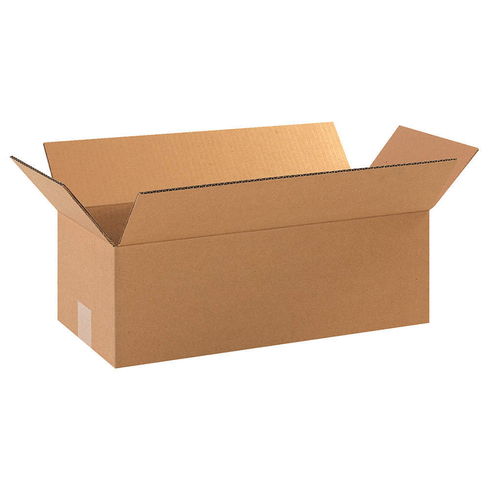 GRAINGER APPROVED 11R238 Shipping Box,Long,Single Wall,32 ECT PK 25
