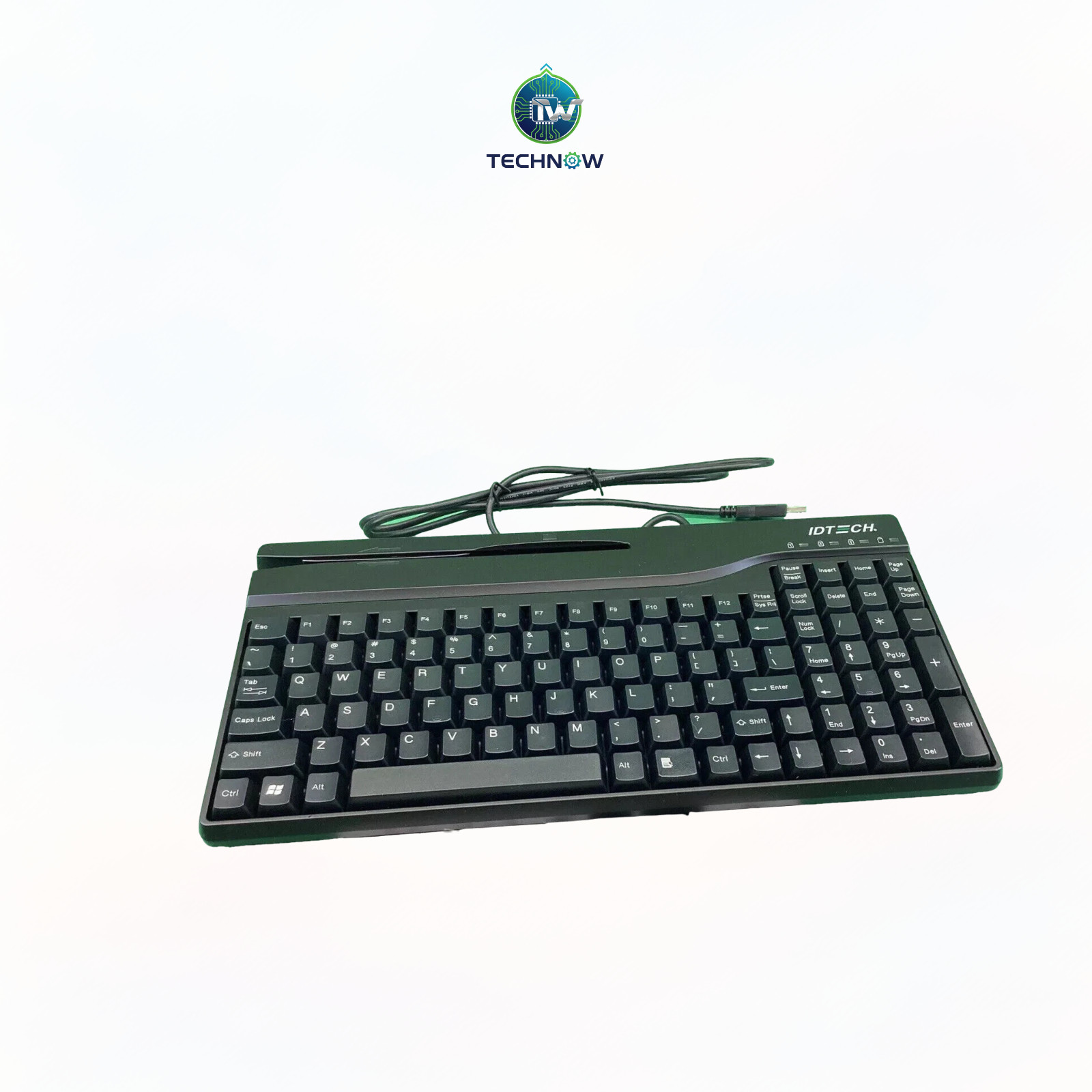 ID Tech Versakey 230 POS Keyboard w/ MagStripe Card Reader PN: IDKA-334333B