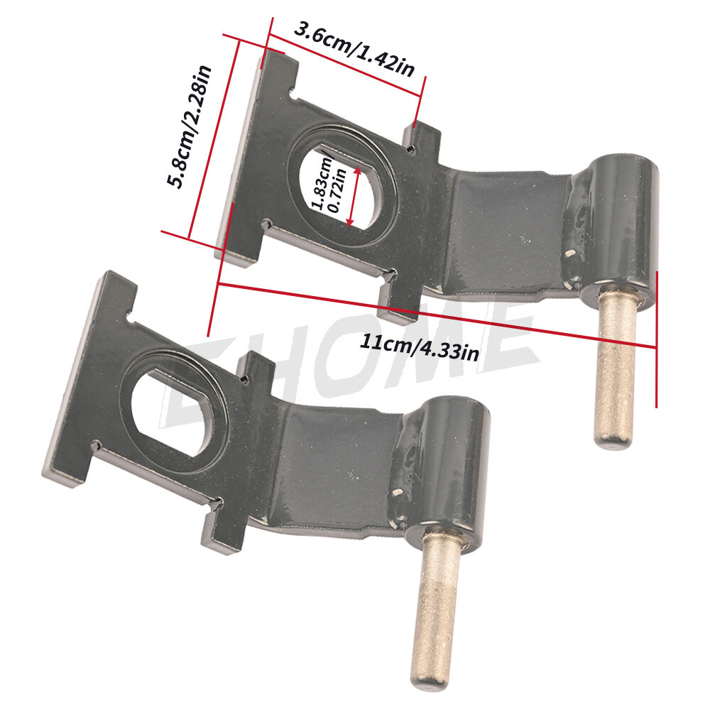 2X Cab Door Hinge For Bobcat A770 S450 T550 T870 S510 S530 S550 S650 S850