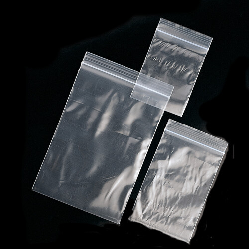 Clear Reclosable Zip Seal 2-Mil Plastic Bags Jewelry Storage Top Lock Baggies