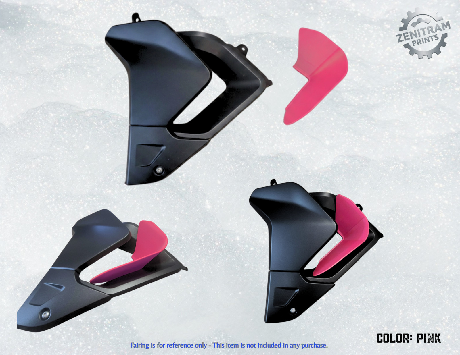 Stripe Series Clip-On Air Deflectors/Heat Shield for 850/900 models(2020–2025)