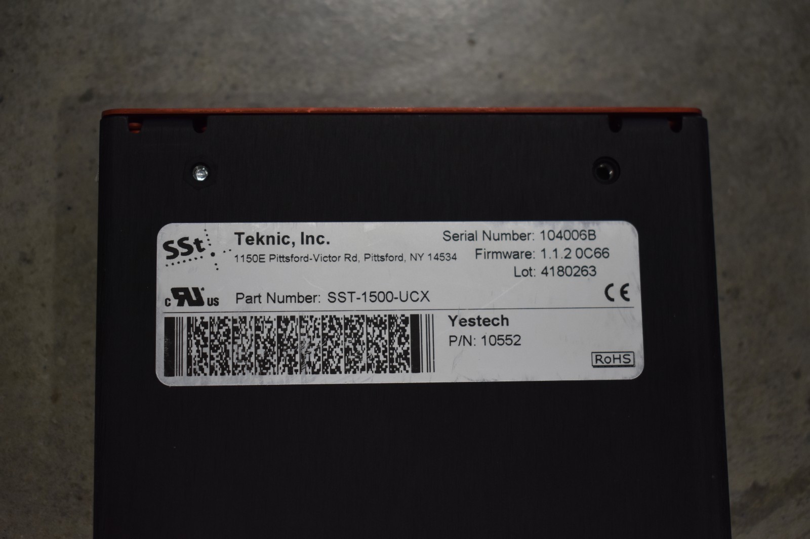Used TEKNIC SST-1500-UCX Servo Drive