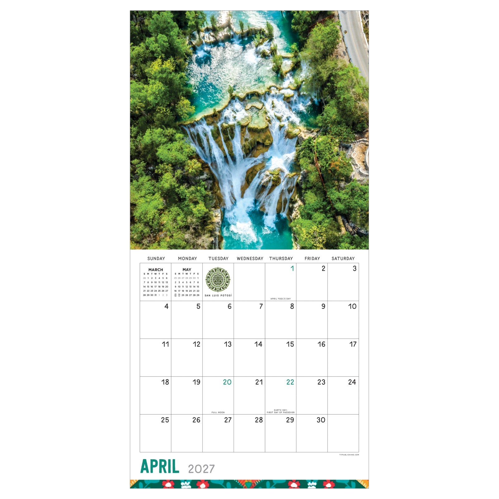 2027 Mexico Wall Calendar
