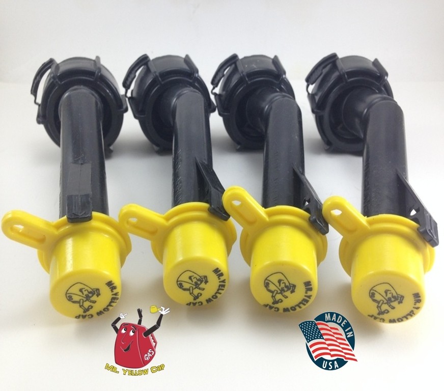 4 – Blitz Gas Can Nozzle Spouts Rings Caps Replacement Vintage 900094 900092 NEW