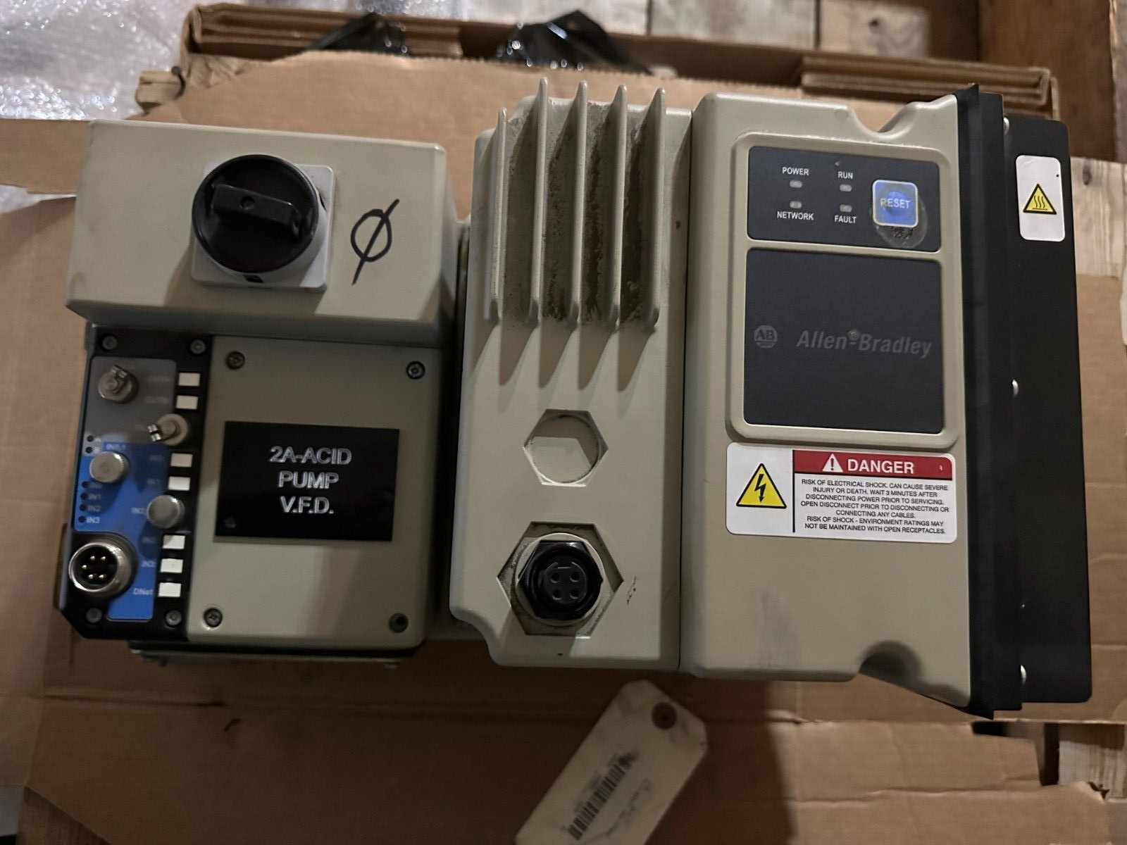 ALLEN BRADLEY 284D-FHD1P4D-10-CR SER C ARMORSTART CONTROL MODULE S/N: 1OA9E774