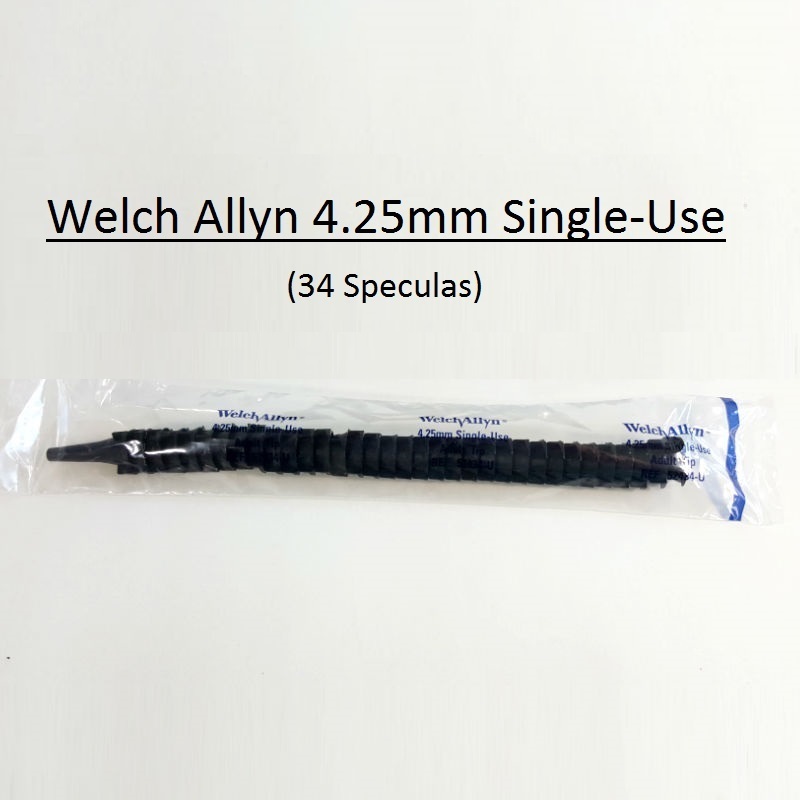 Welch Allyn 4.25mm Single-Use Adult Specula Otoscope 52434-U (34 Speculas)