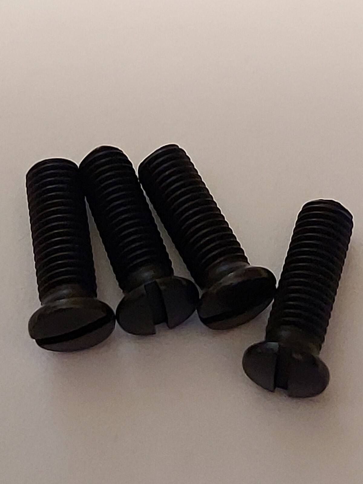 6-48 X 3/8″ Blued Slotted Weaver Style Oval Head Gunsmith Screws (4-Pcs)
