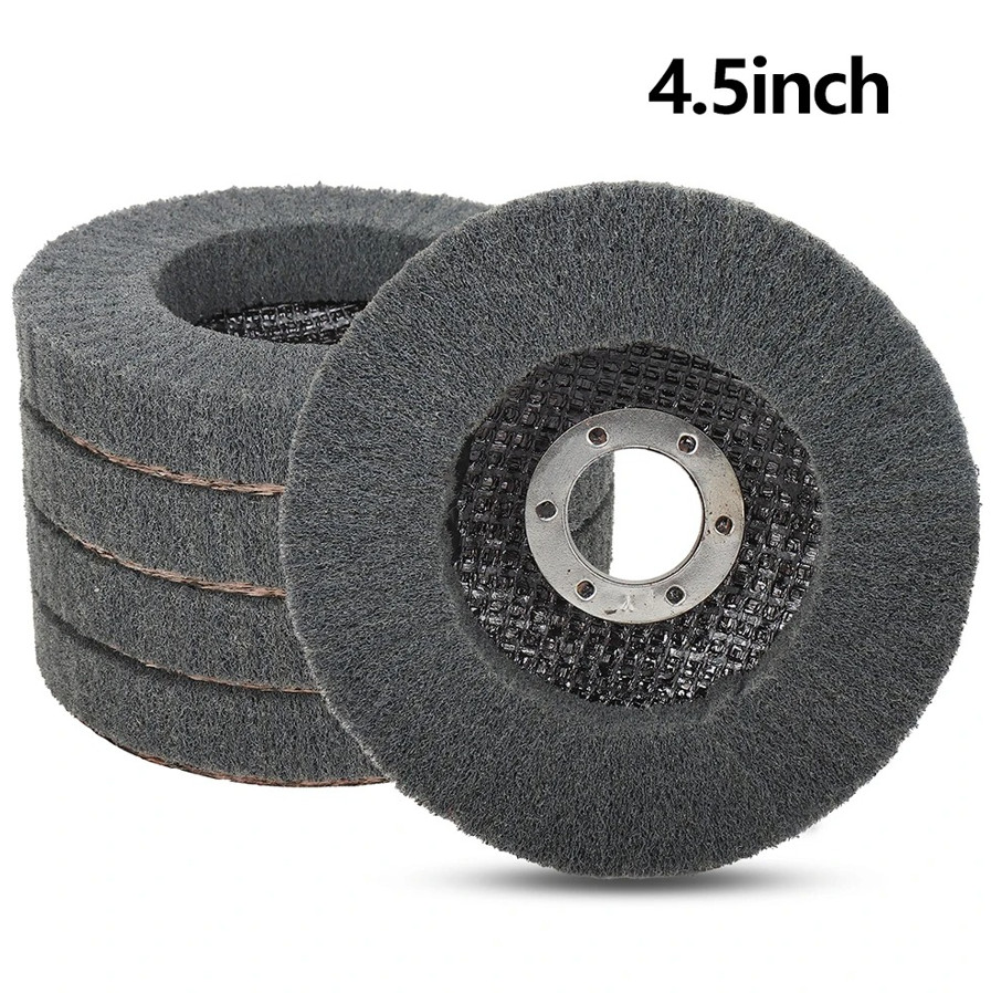 1pc Nylon Fiber Flap Polishing Wheel 4/4.5/5in 800 Grit Angle Grinder Disc – NEW