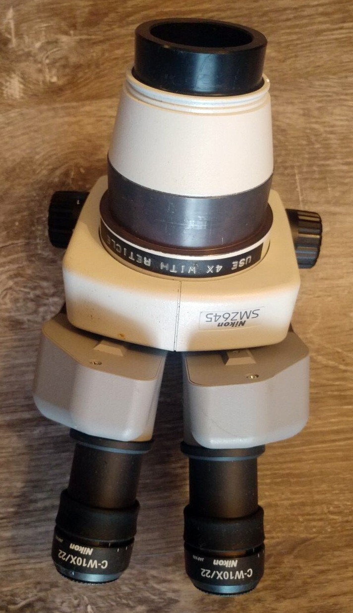 Lot, Nikon SMZ-645, Olympus SZ3060 Stereozoom Microscopes, Olympus Stand, lights